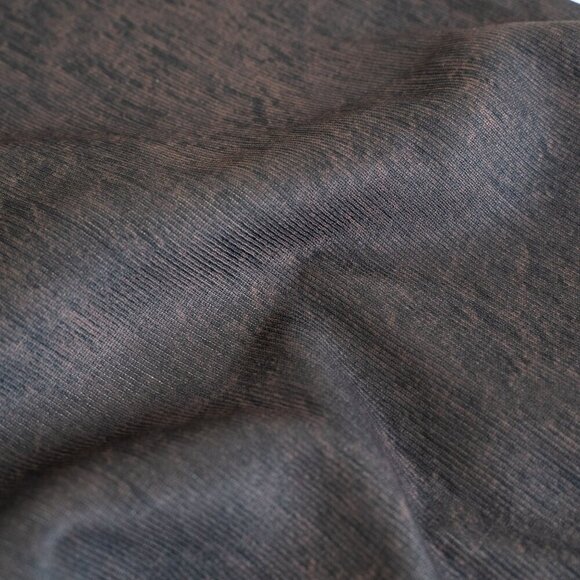 Zara Bodycon Dress Knit Off The Shoulder Fitted Ombre Charcoal Brown - Picture 10 of 12